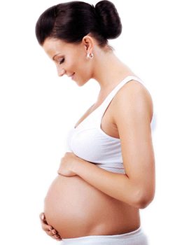 mujer durante el embarazo