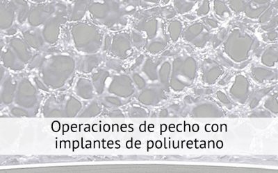 Breast aesthetic surgery with polyurethane implants
